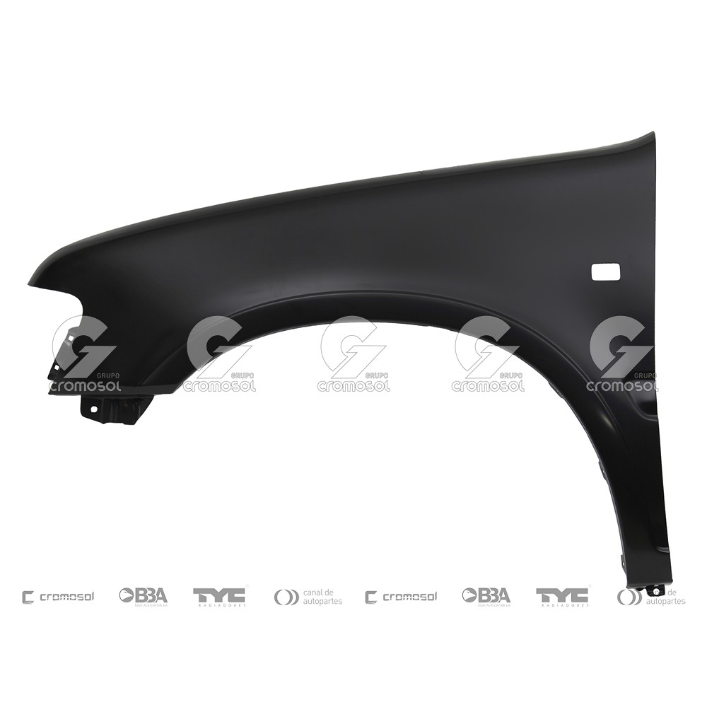 Guardabarro delantero para Chevrolet P.UP LUV F2 97-04 (Izquierdo)