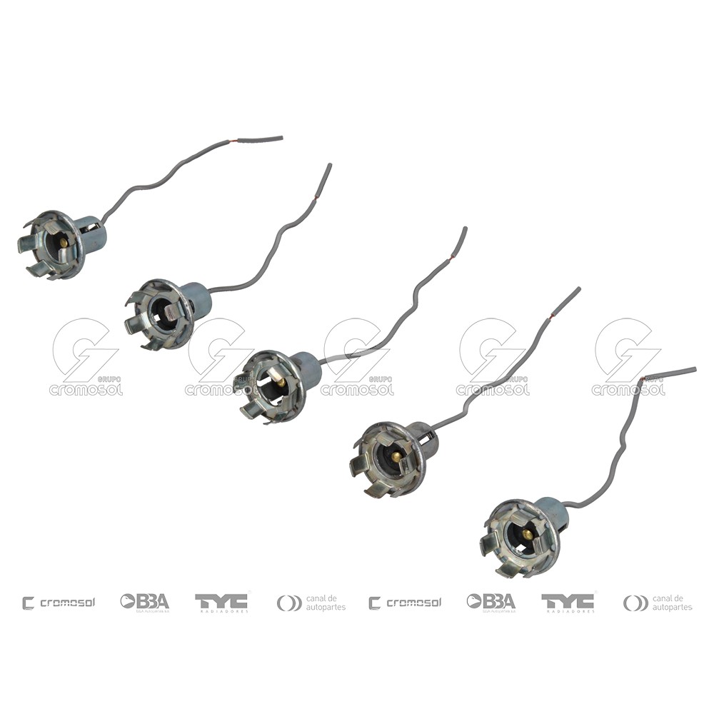 Portalampara faro delantero para Universal Universal Livianos 50/20 1 polo de chapa