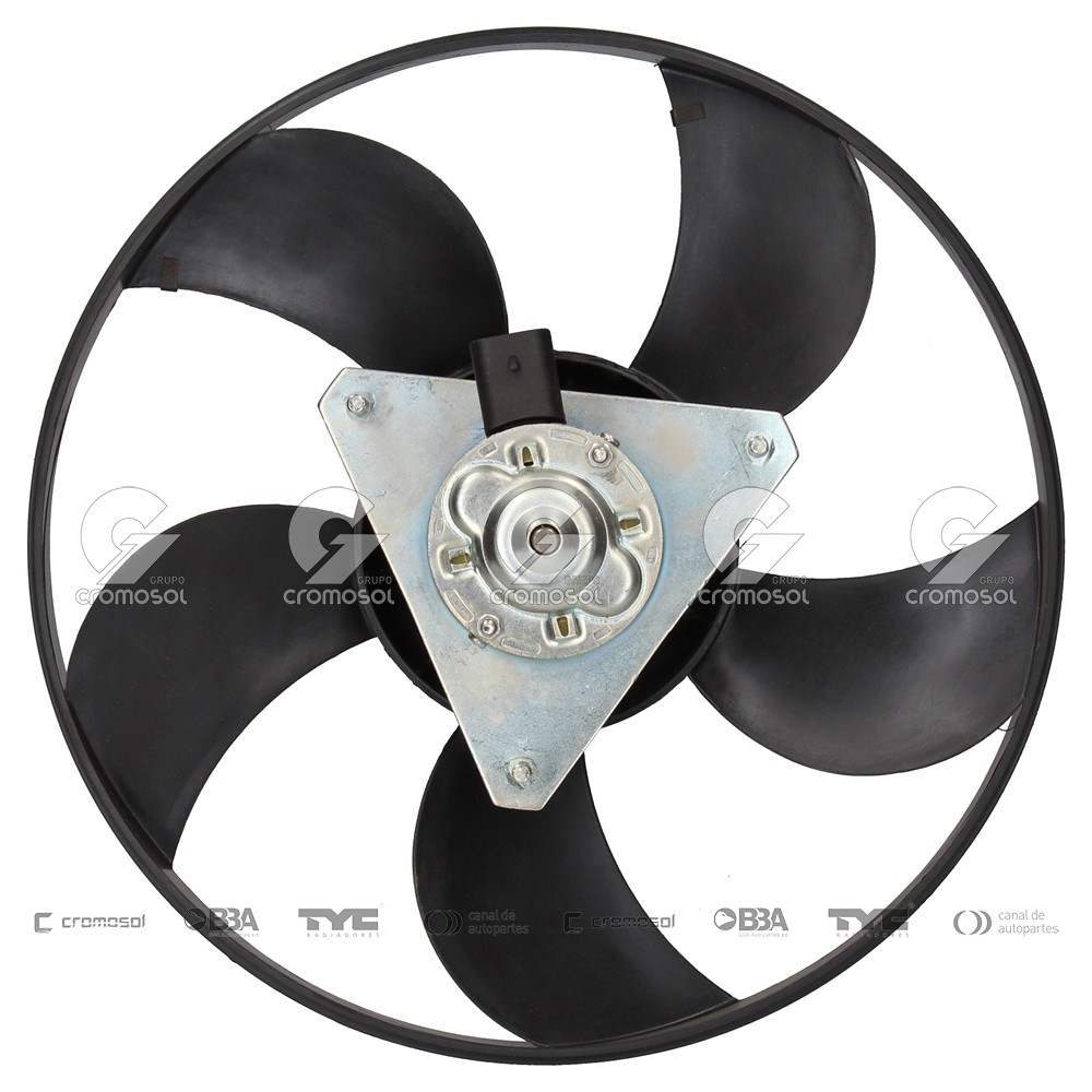 Electroventilador para Fiat Fiorino F2 04-14