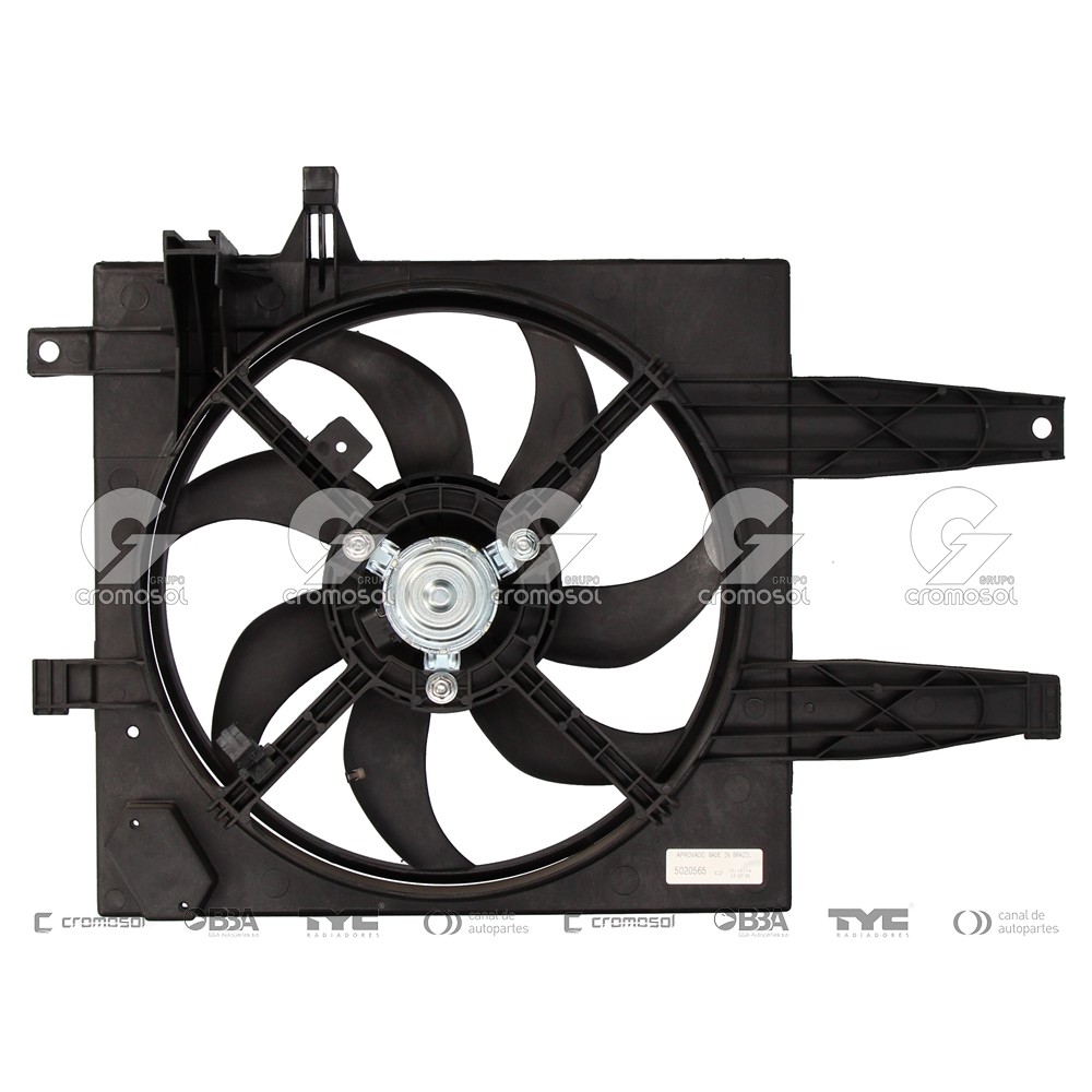 Electroventilador para Fiat Idea F2 10-16