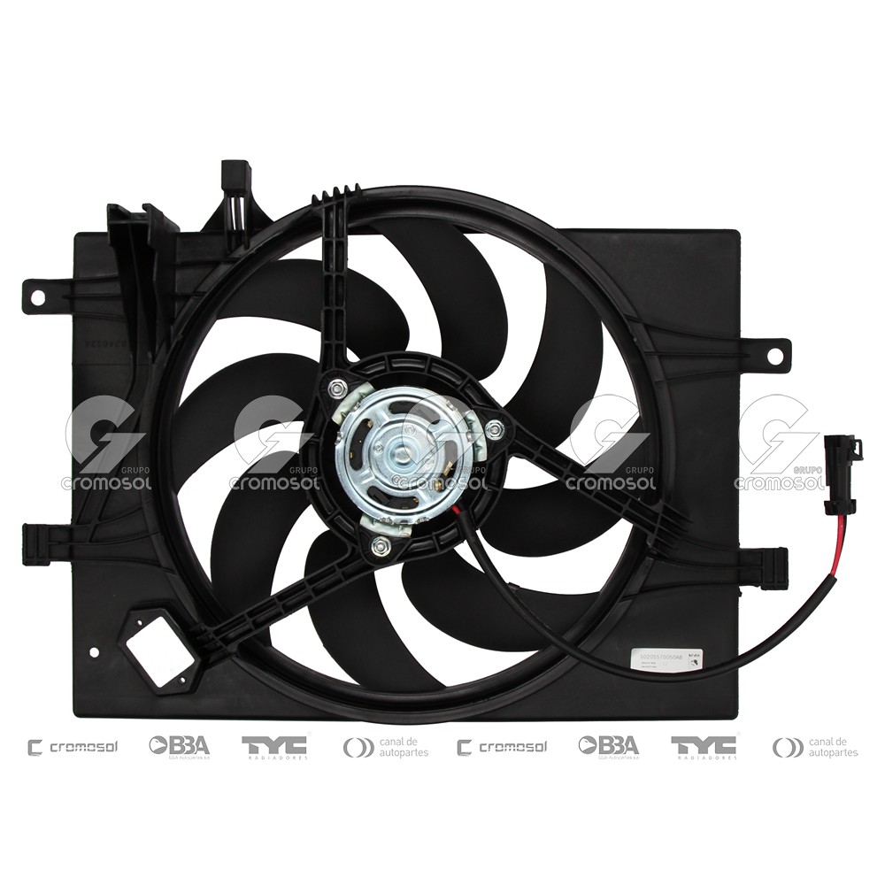 Electroventilador para Fiat Idea F2 10-16