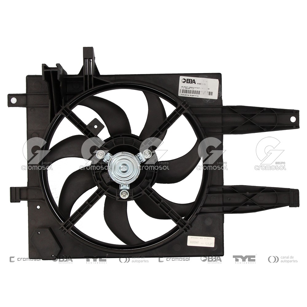 Electroventilador para Fiat Palio F2 04-17