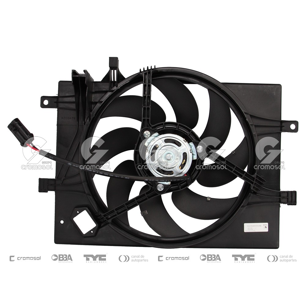 Electroventilador para Fiat Idea F2 10-16
