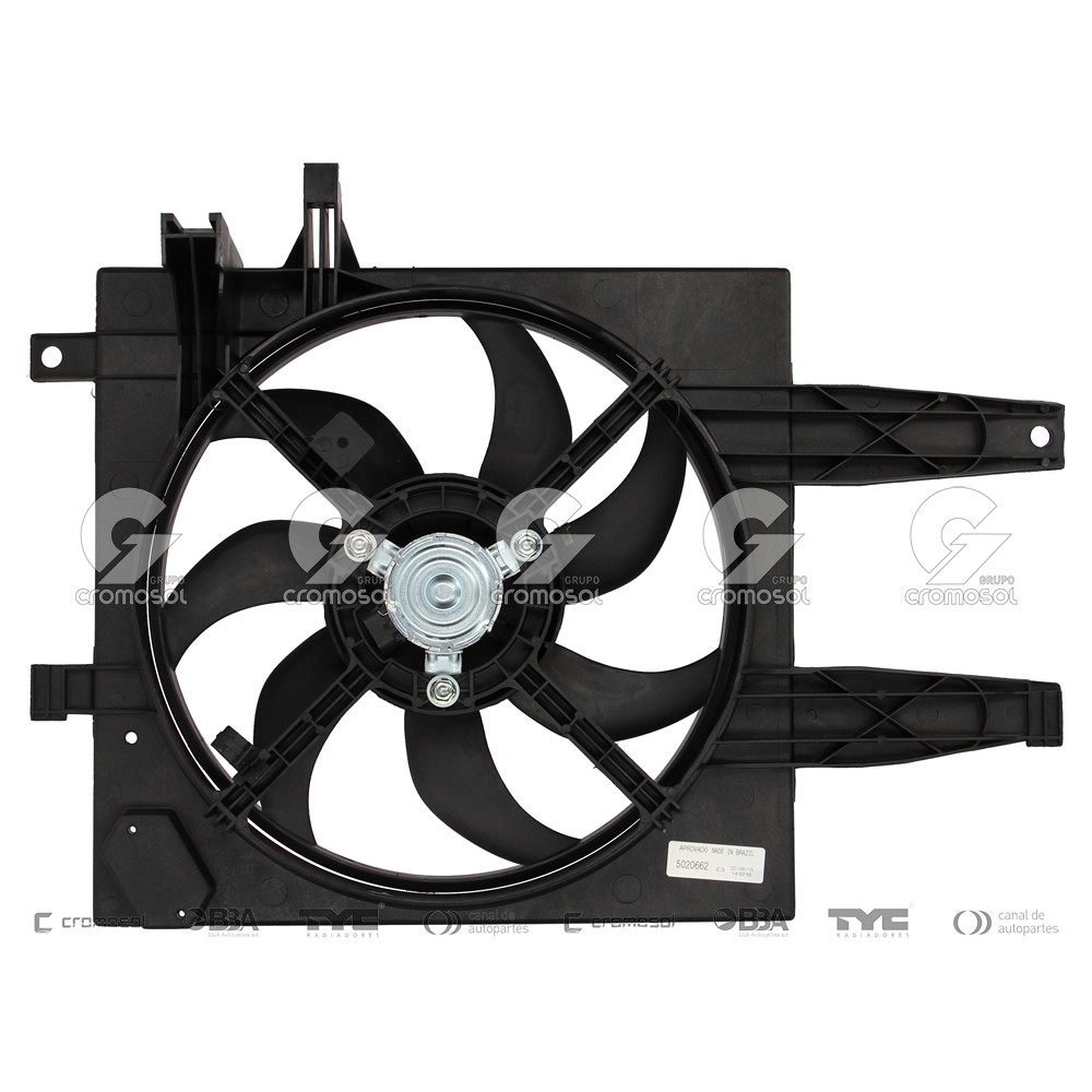 Electroventilador para Fiat Palio F2 04-17