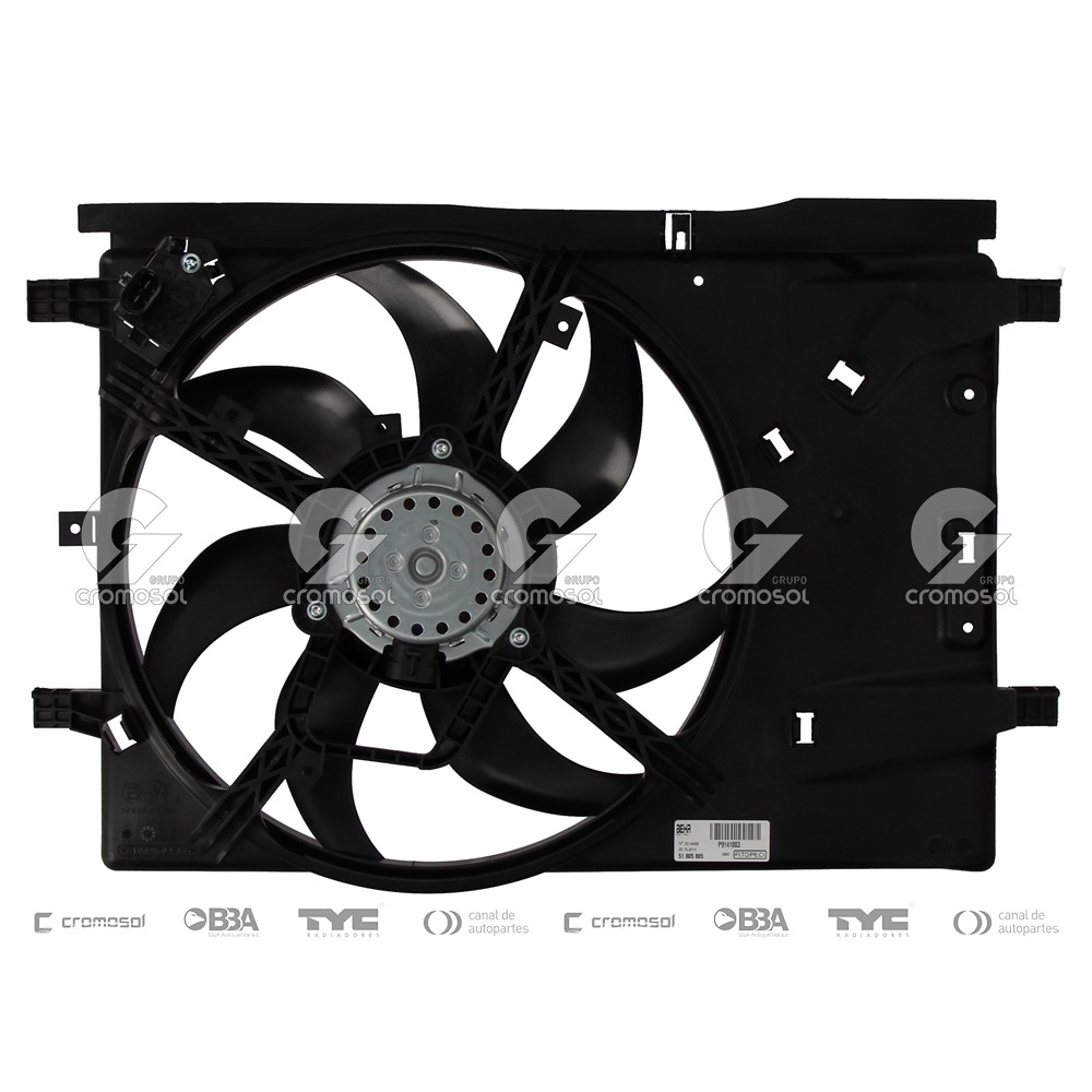 Electroventilador para Fiat Qubo F1 12-15