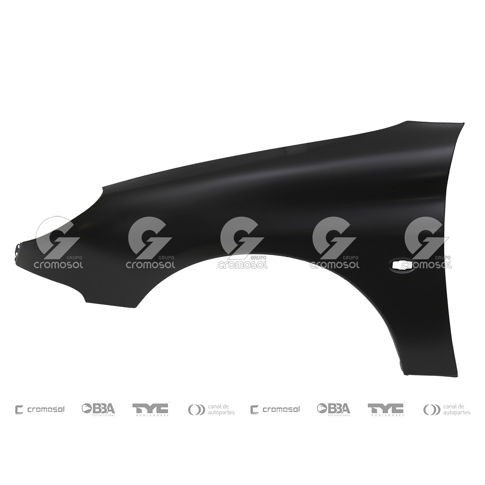Guardabarro delantero para Peugeot 206 F1 99-04 (Izquierdo)