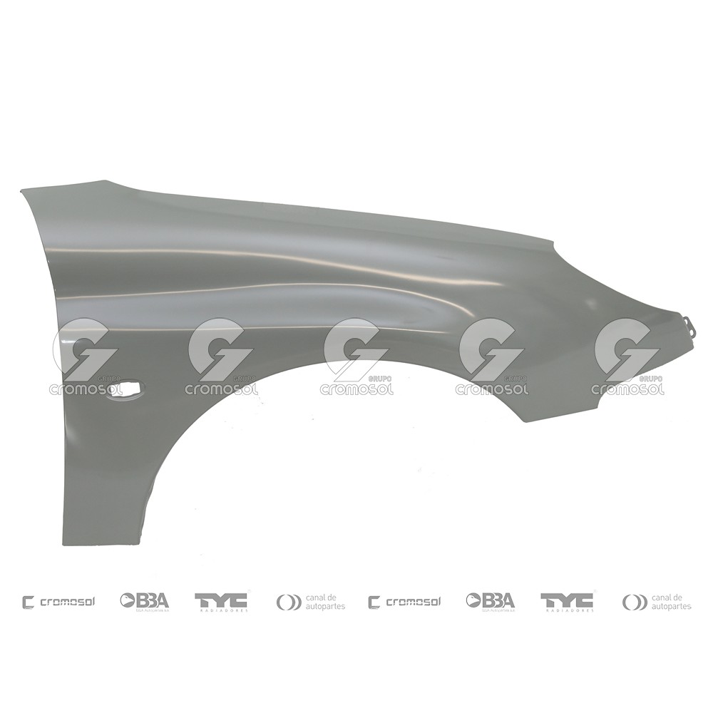 Guardabarro delantero para Peugeot 206 F1 99-04 (Derecho)