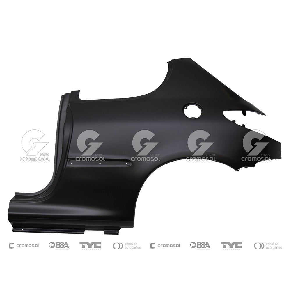 Guardabarro trasero para Peugeot 206 F1 99-04 (Izquierdo)
