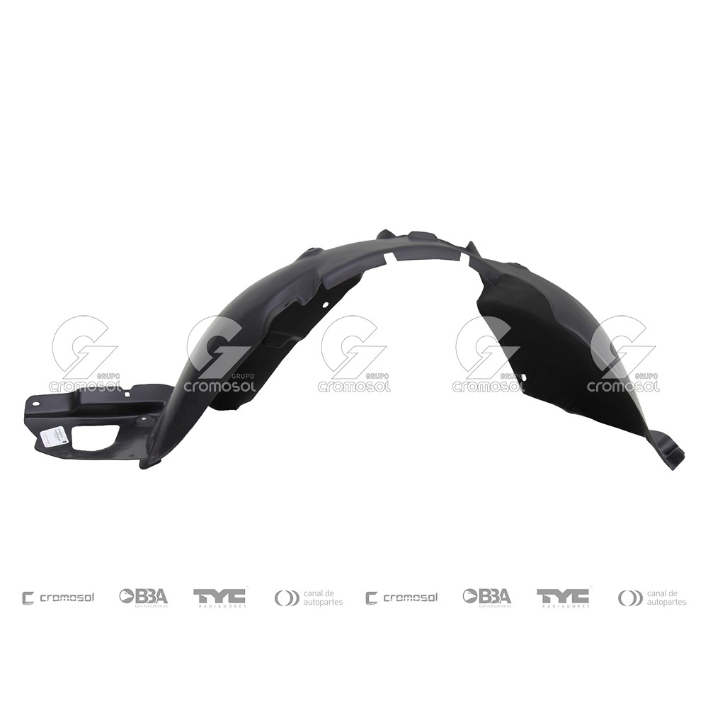 Guardaplast delantero para Peugeot 208 (Izquierdo)
