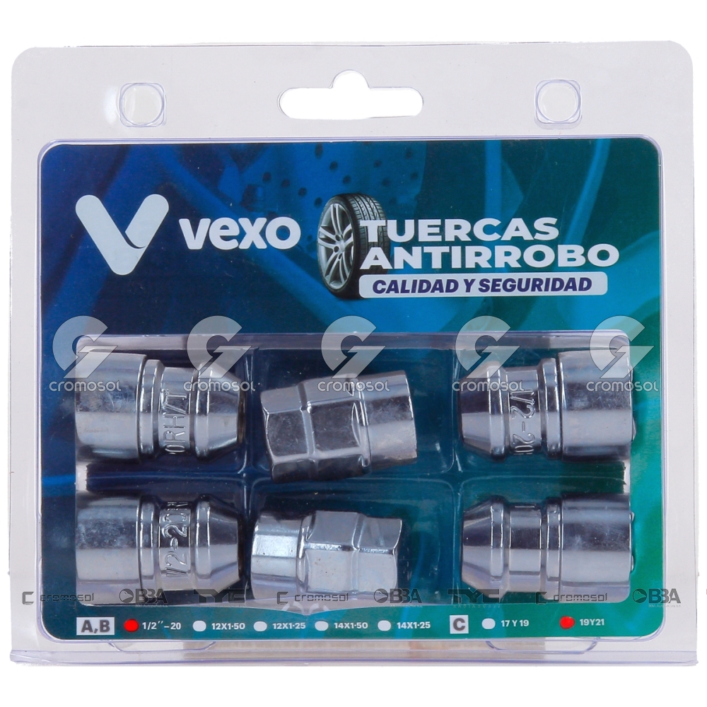 Tuerca antirrobo para Dodge Ram 2500 F4
