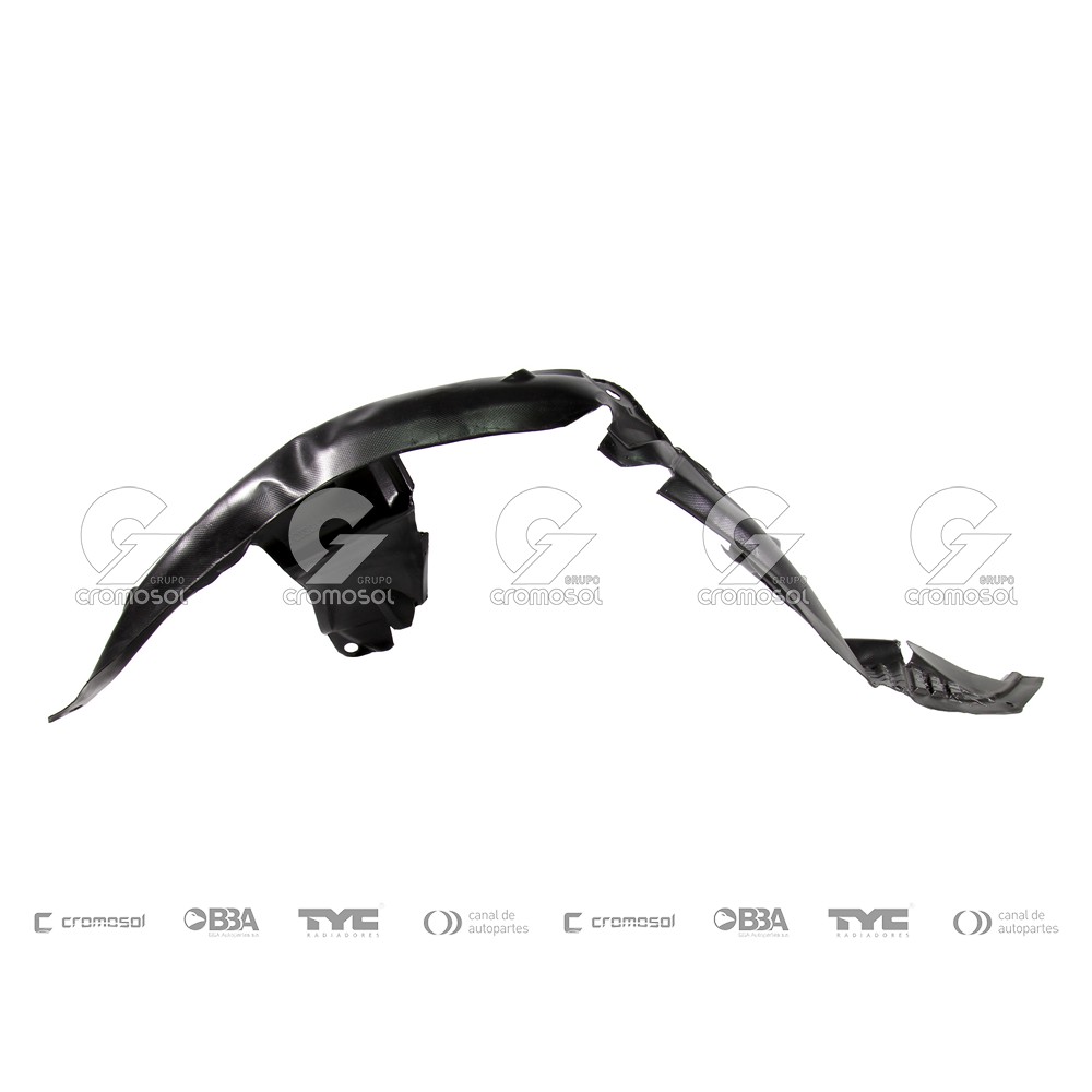 Guardaplast delantero para Renault Clio III F1 (Derecho)