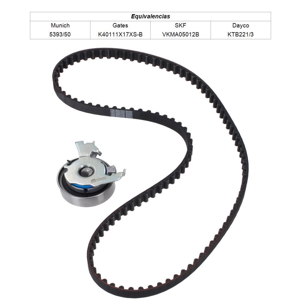 Kit de distribucion para Chevrolet Agile F1 09-13