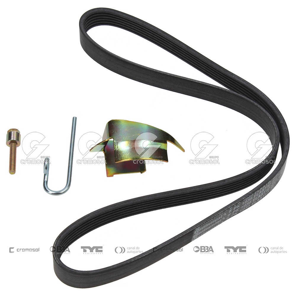 Correa de accesorios para Ford Fiesta MK7-I (KD) 11-13
