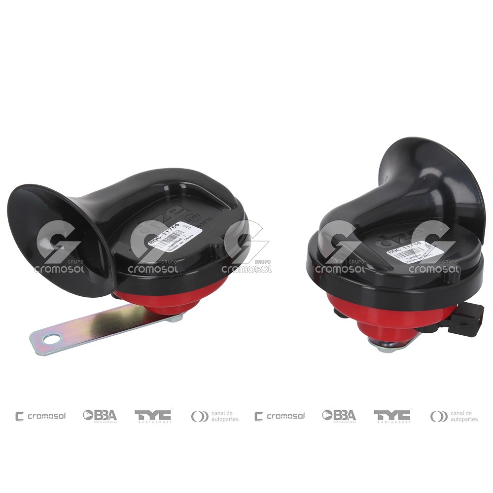 Bocina para Universal Universal Livianos 50/20 Boc 11760 12v caracol doble (grave y agudo)
