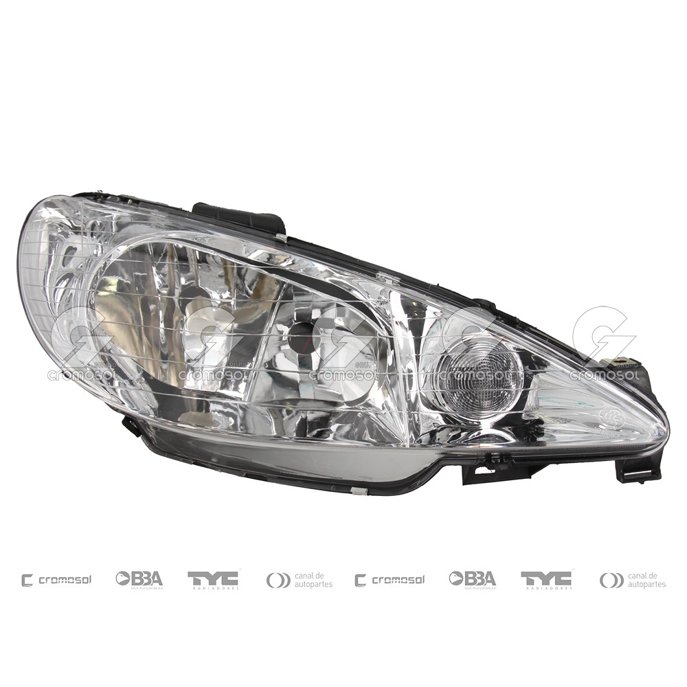 Optica para Peugeot 206 F1 99-04 (Derecho)