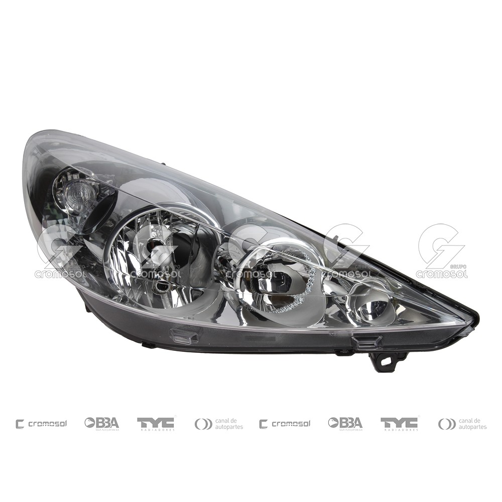 Optica para Peugeot 207 08-16 (Derecho)