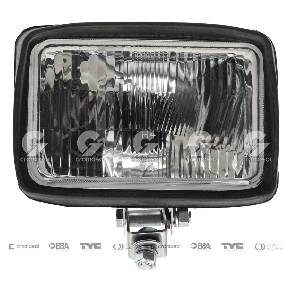 Faro auxiliar para Universal Universal Livianos 50/20 Rectangular color negro (111a) (185x125)