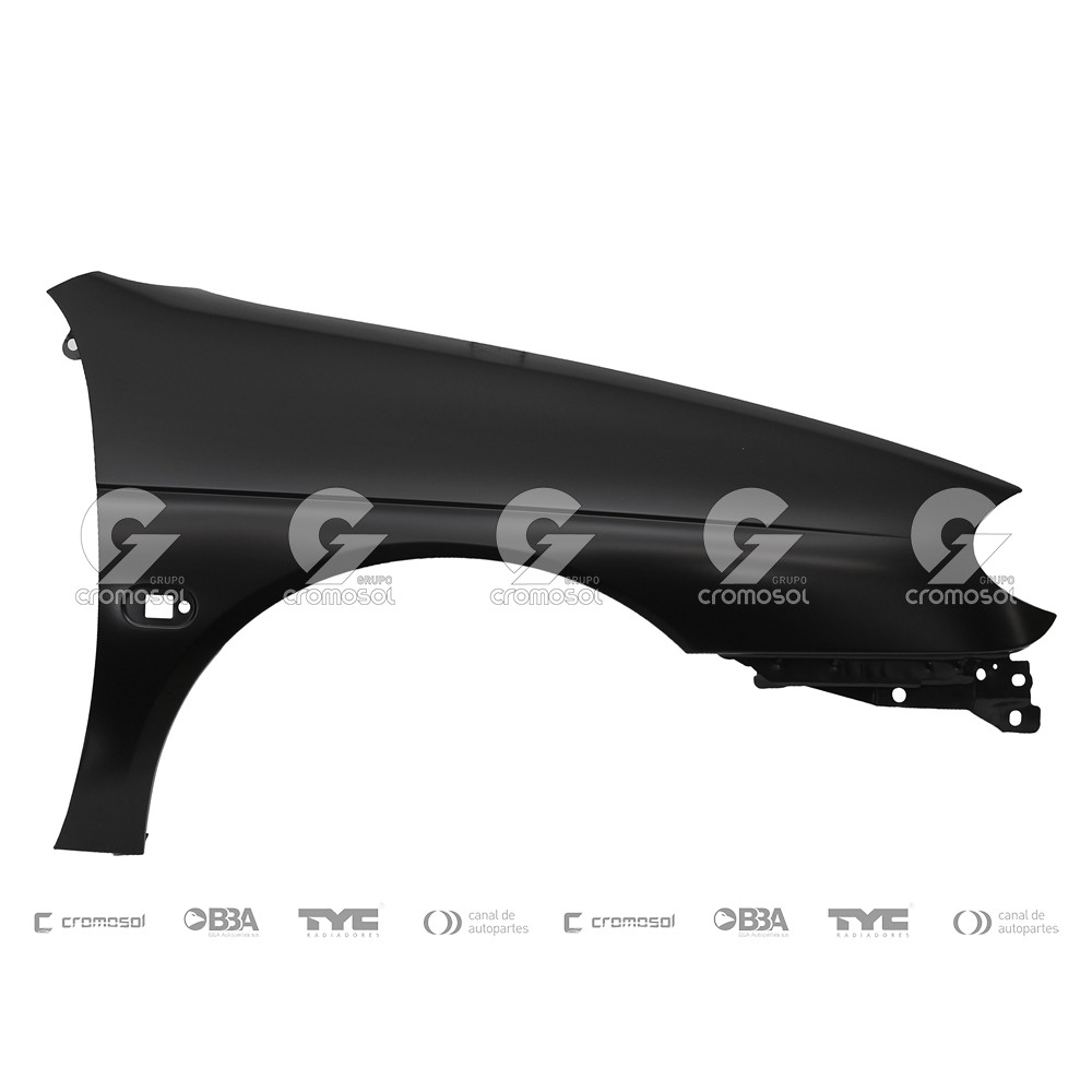 Guardabarro delantero para Renault Megane I F2 99-09 (Derecho)
