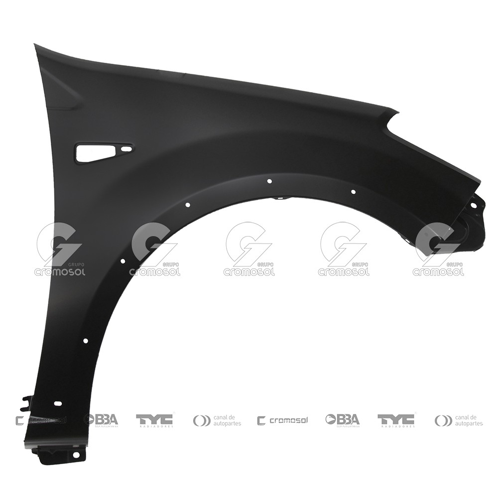 Guardabarro delantero para Renault Sandero F1 Stepway 09-11 (Derecho)
