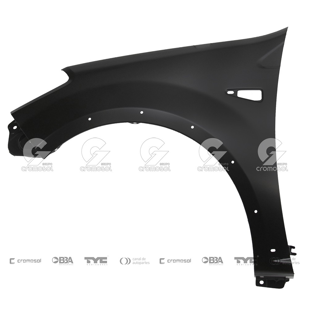 Guardabarro delantero para Renault Sandero F1 Stepway 09-11 (Izquierdo)