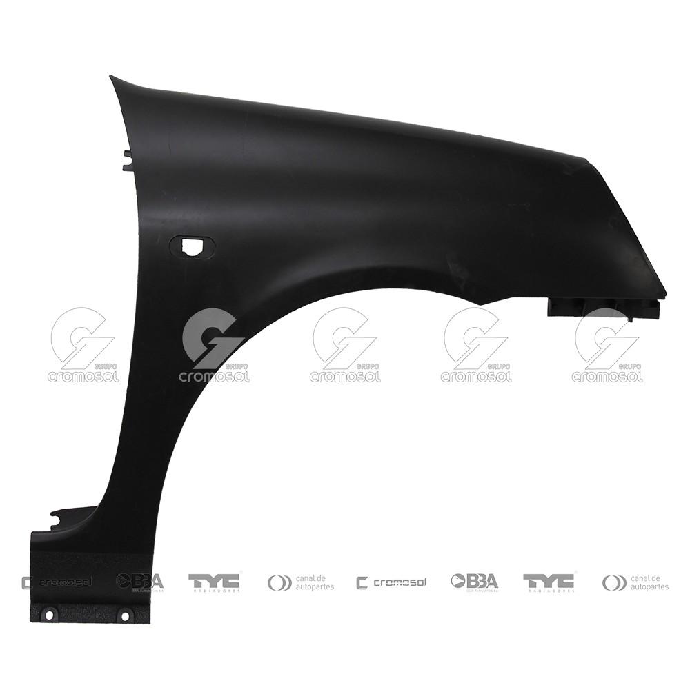 Guardabarro delantero para Renault Clio III F1 03-06 (Derecho)