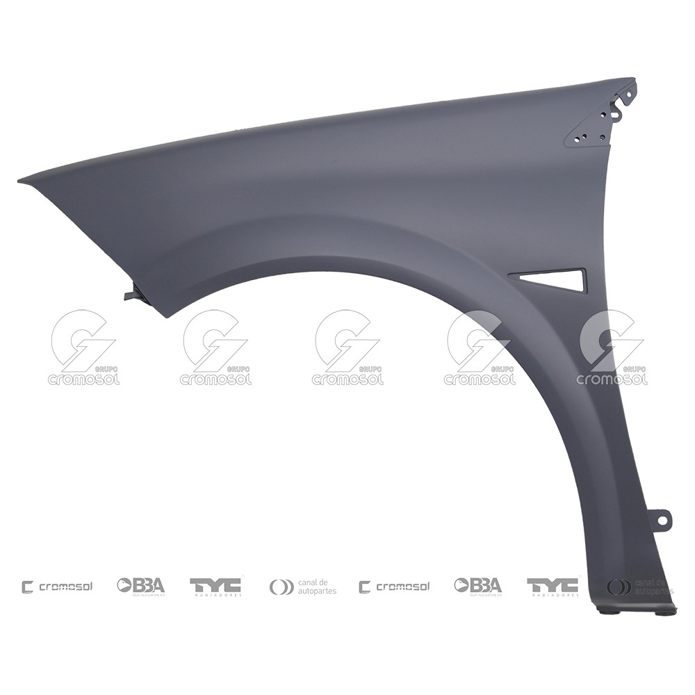 Guardabarro delantero para Renault Megane II 05-10 (Izquierdo)