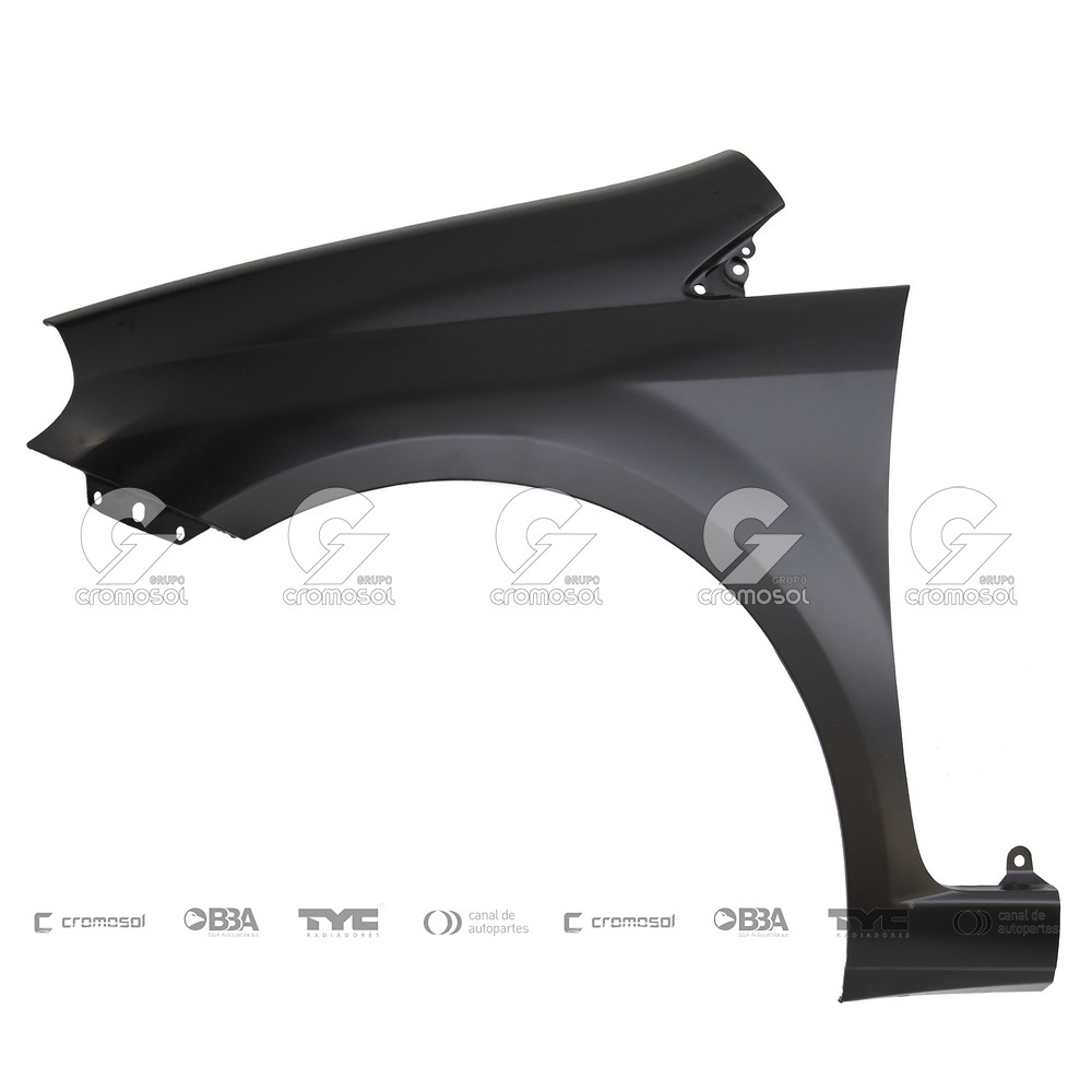 Guardabarro delantero para Fiat Punto F1 07-12 (Izquierdo)