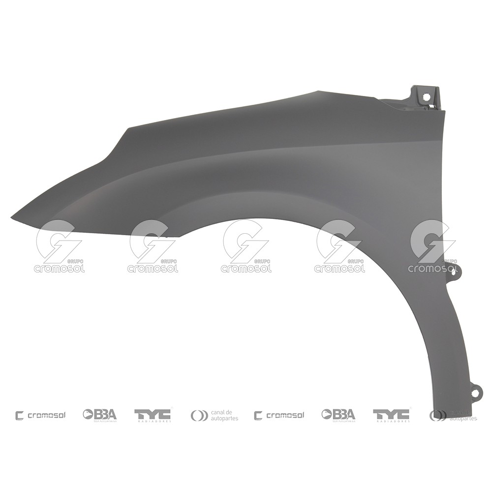 Guardabarro delantero para Citroën C4 07-13 (Izquierdo)