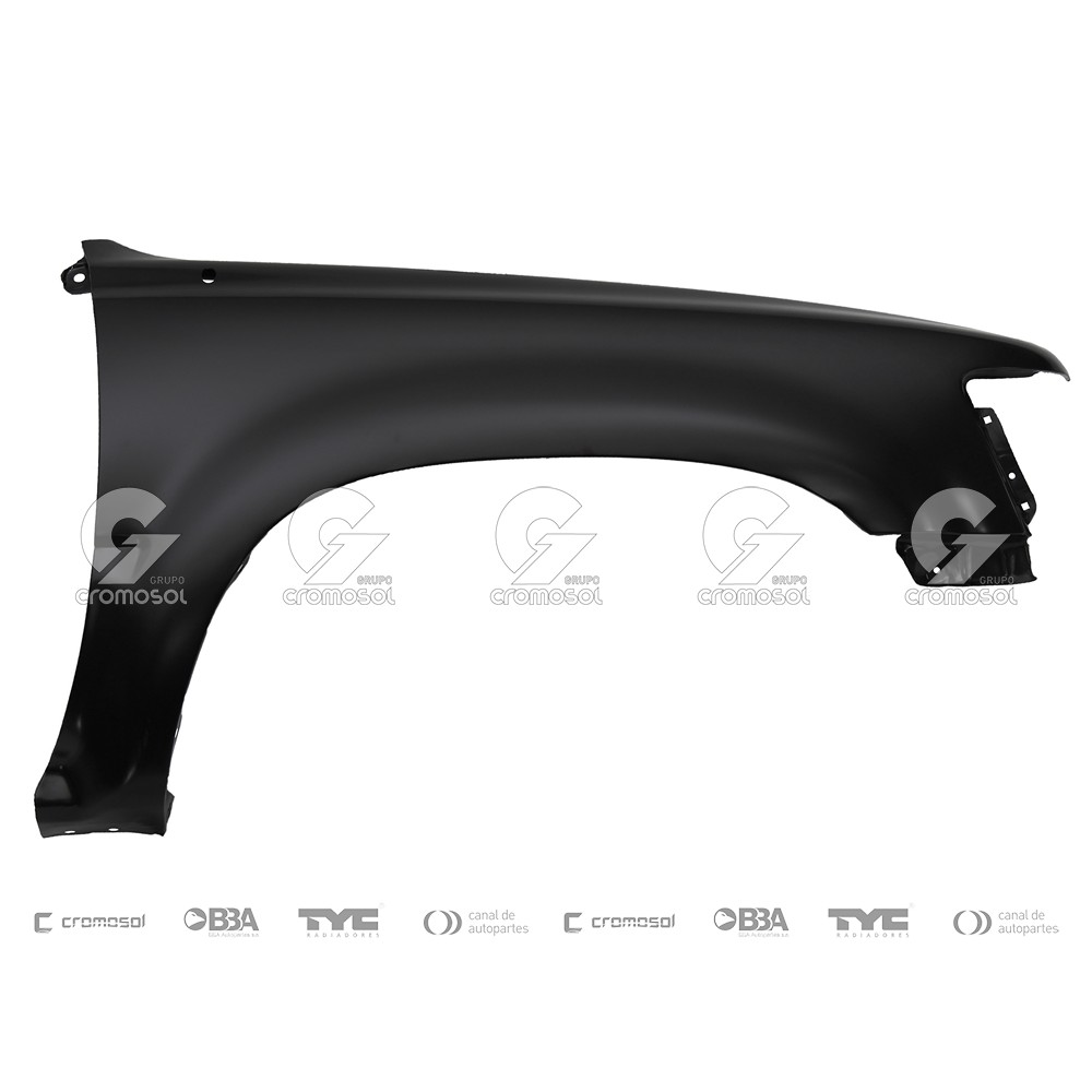 Guardabarro delantero para Toyota Hilux 01-05 (Derecho)