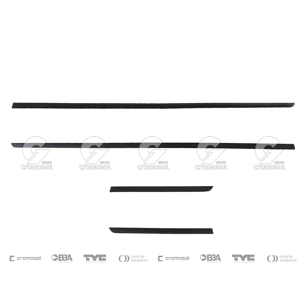 Juego de molduras para Volkswagen Fox G2 10-15