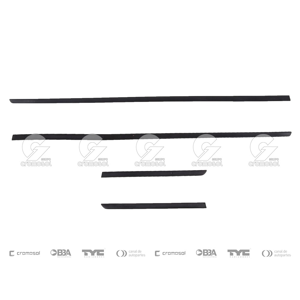 Juego de molduras para Volkswagen Gol G6 Trend 12-16