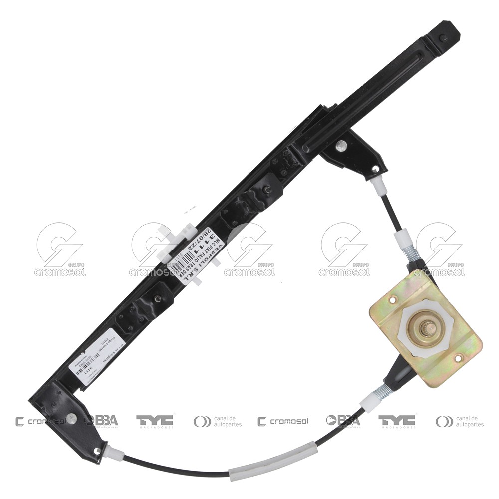 Maquina levanta cristal para Fiat Palio 97-01 (Derecho)