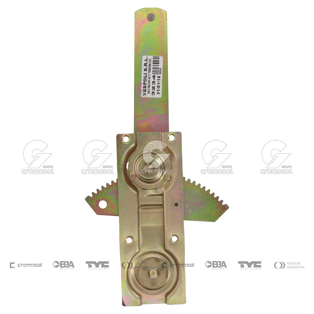 Maquina levanta cristal para Ford Falcon I 62-66 (Izquierdo)