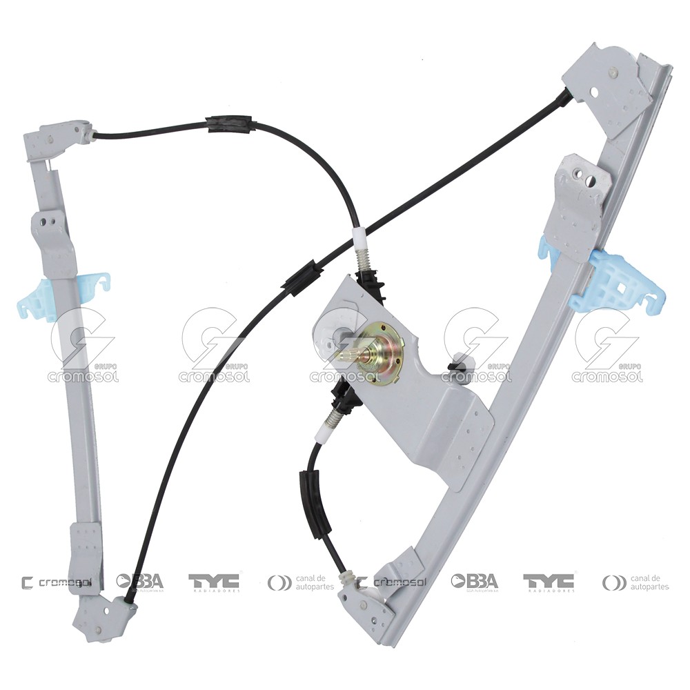 Maquina levanta cristal para Peugeot 207 08-16 (Derecho)