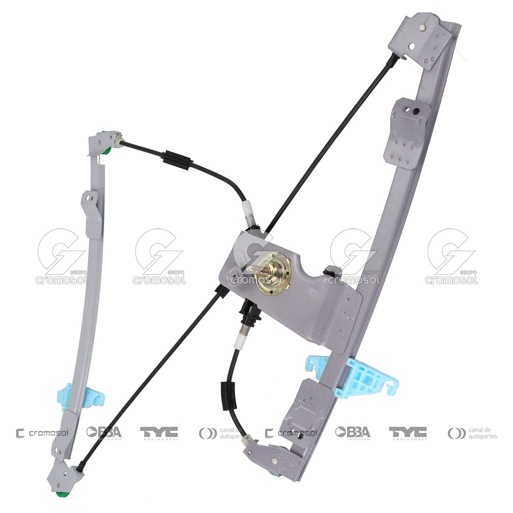 Maquina levanta cristal para Peugeot 207 08-16 (Derecho)