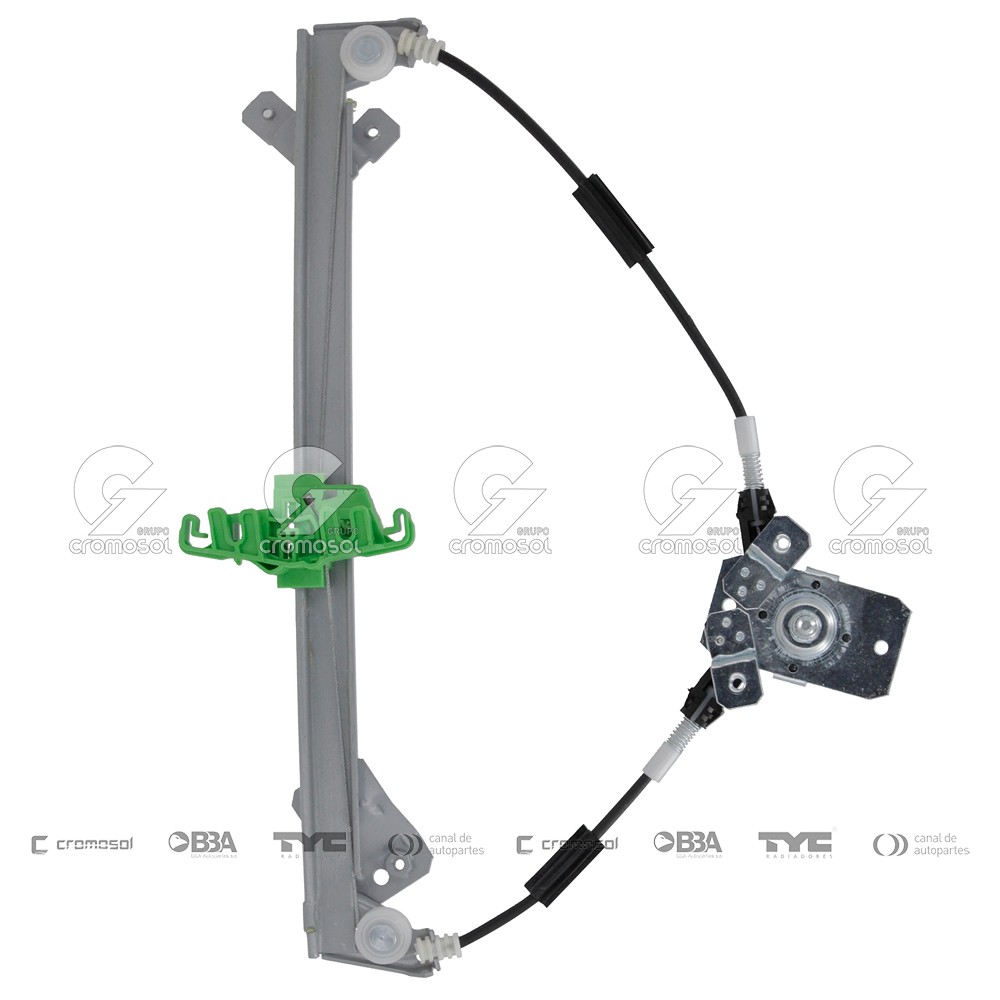 Maquina levanta cristal para Peugeot 206 F1 99-04 (Derecho)