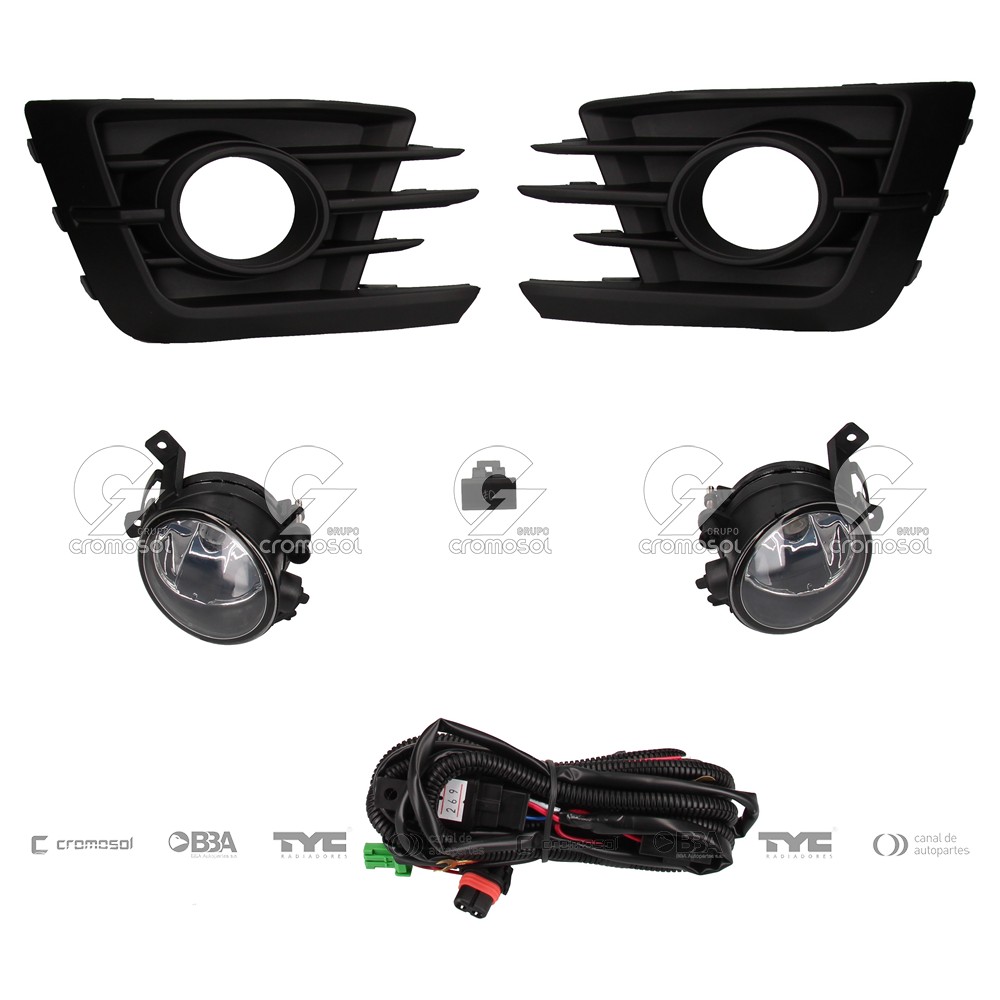 Faro auxiliar para Volkswagen Gol G7 Trend 16-19