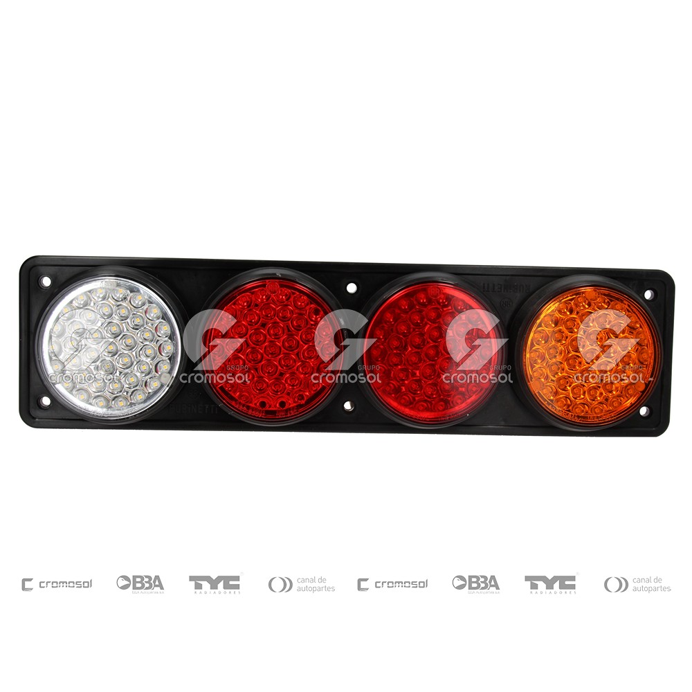 Faro trasero para Universal Universal Pesados 50/20 (555x145) cuadruple con led 12-24v
