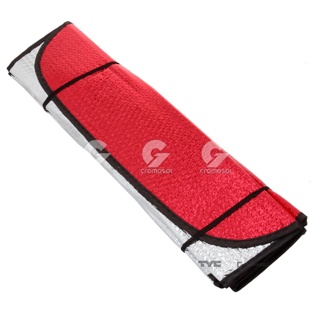 Parasol para Universal Universal Livianos 50/20 Parabrisas metalizado chico color rojo