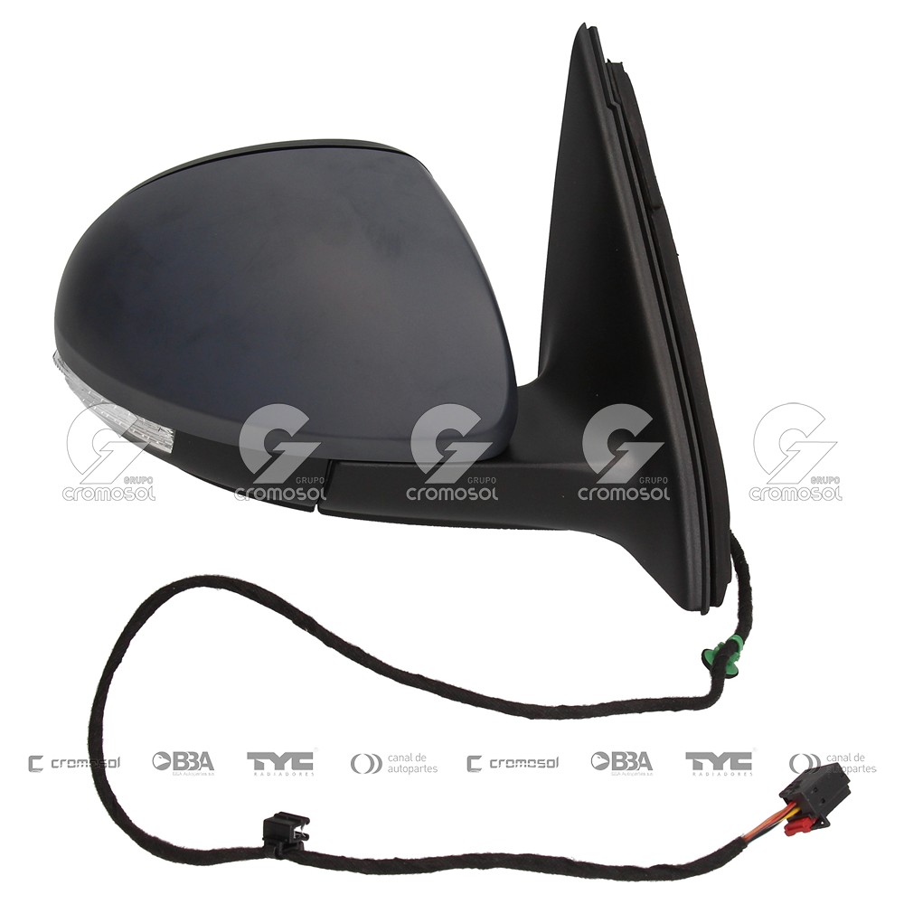 Tapa de espejo para Volkswagen Sharan G2 (Derecho)