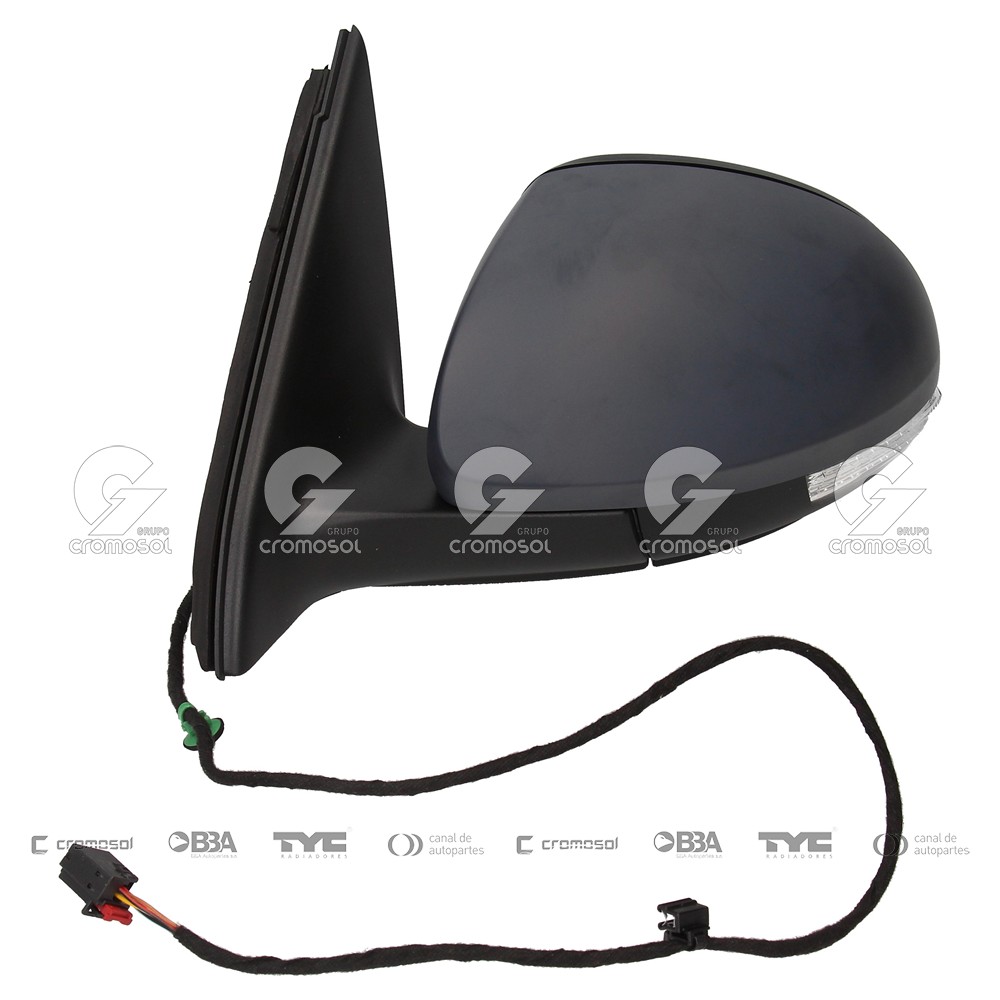 Tapa de espejo para Volkswagen Sharan G2 (Izquierdo)