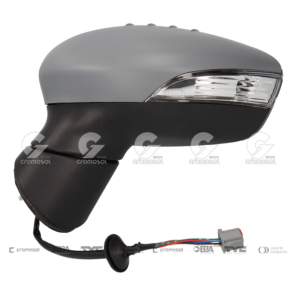 Espejo exterior para Ford Fiesta MK7-I (KD) (Izquierdo)