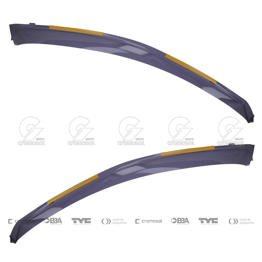 Deflector de ventanilla para Chevrolet Agile F1 09-13