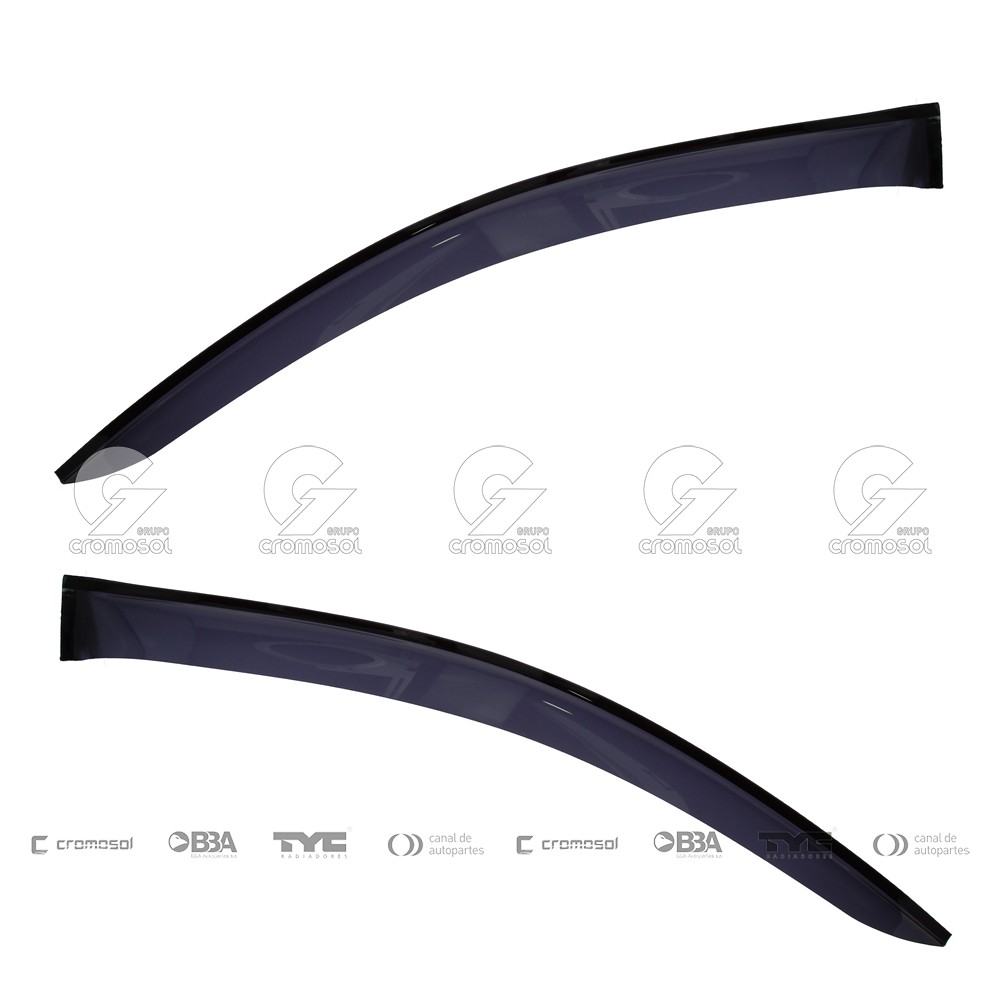 Deflector de ventanilla para Chevrolet S-10 F4 12-16