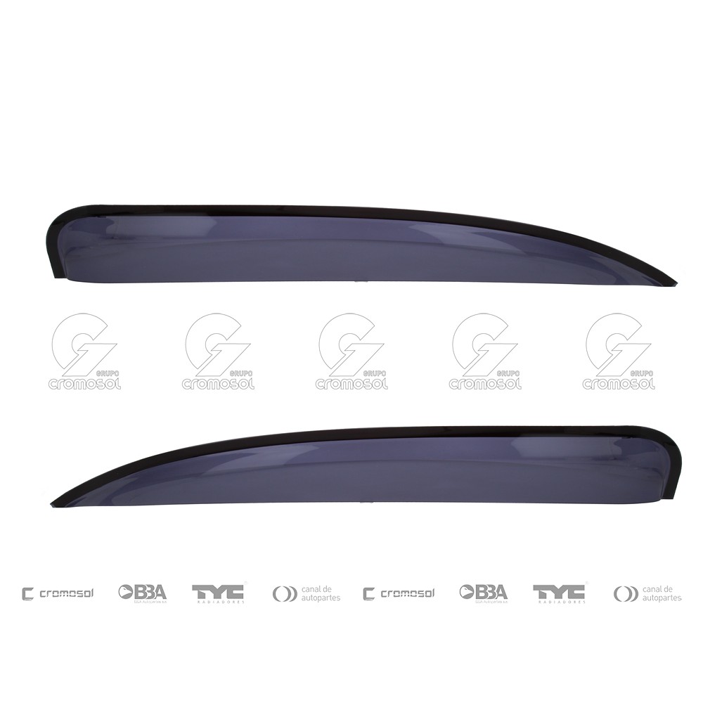 Deflector de ventanilla para Chevrolet Onix F1 13-16