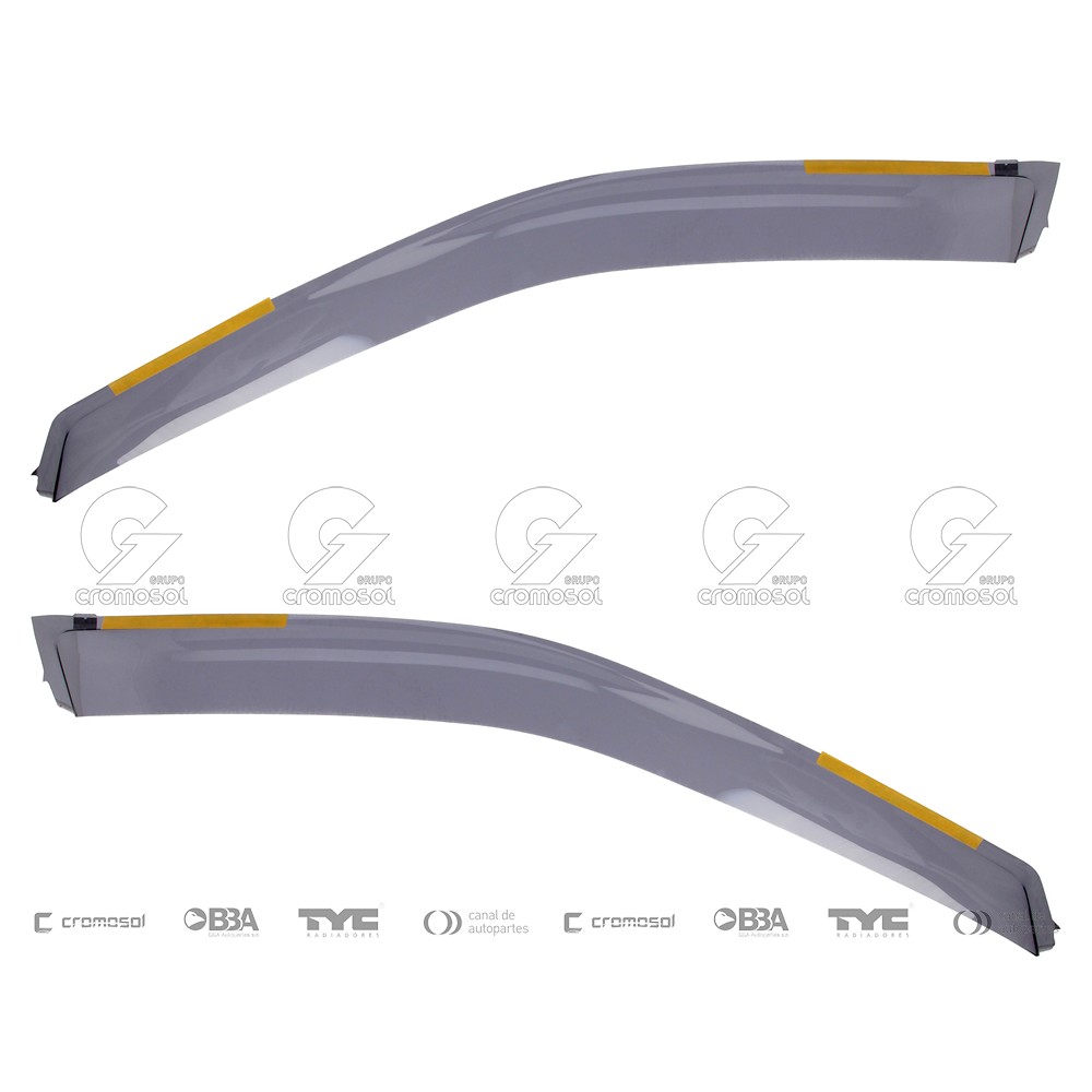Deflector de ventanilla para Fiat Toro 16-21