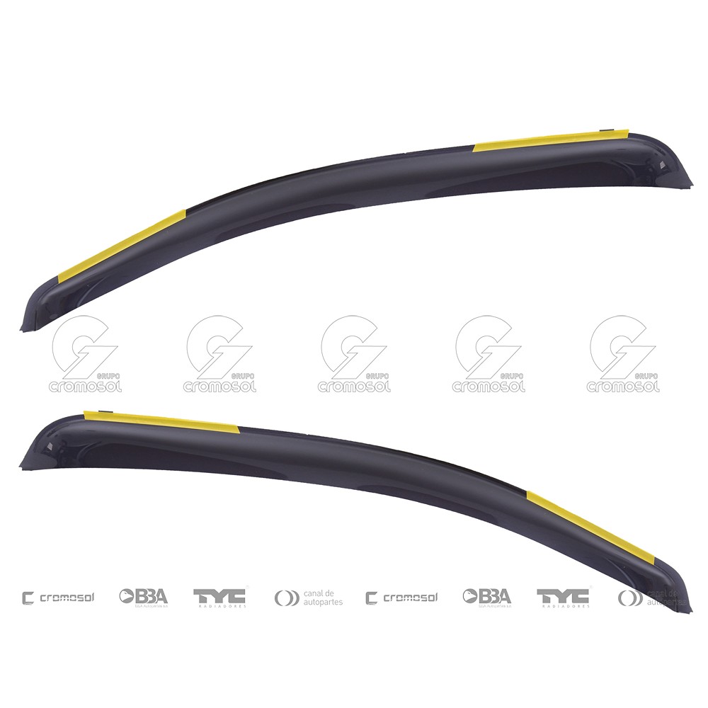Deflector de ventanilla para Fiat Fiorino (XMF) 14-22