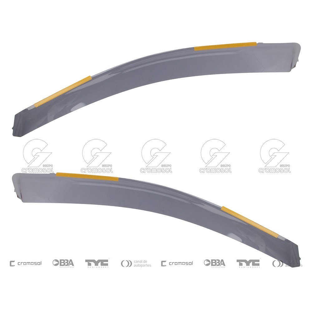 Deflector de ventanilla para Chevrolet S-10 F4 12-16