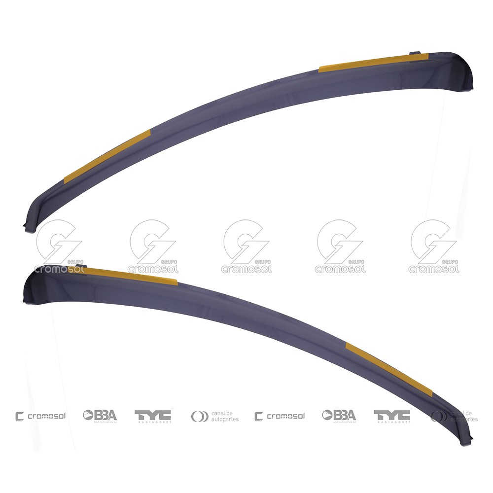Deflector de ventanilla para Renault Logan F3-I 14-18