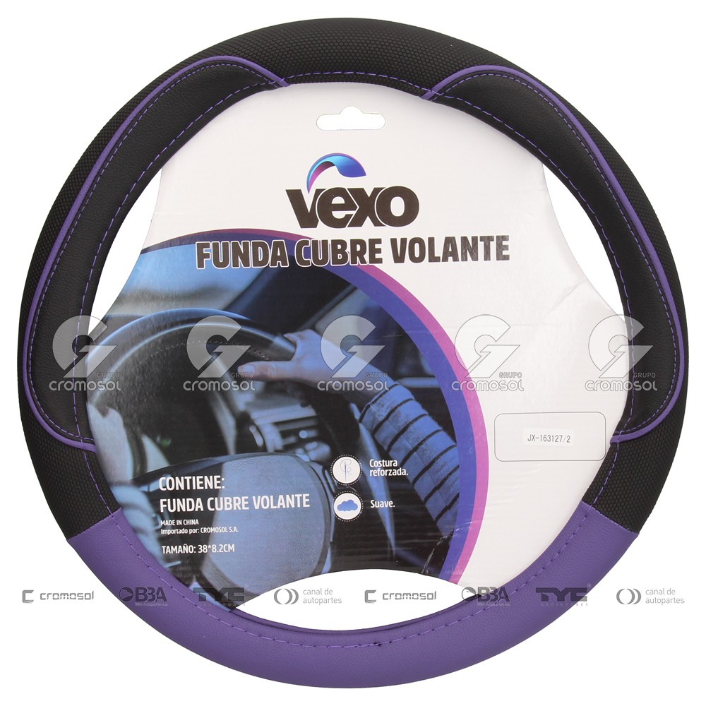 Cubrevolante para Universal Universal Livianos 50/20 (diam.38) cool line negro/violeta